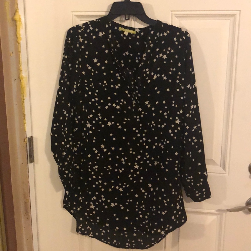 Gianni Bini tunic blouse with stars